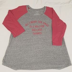 Size 2 in women's plus size, classic fit, Christmas Tee